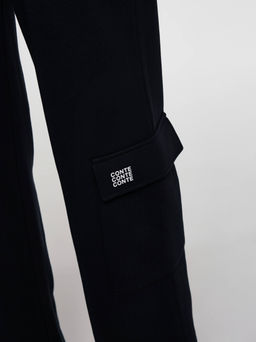 CONTE Брюки из футера с накладными карманами LBK 2584 black - Conte elegant фото 2