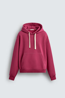 TOPSTITCHED HOODIE