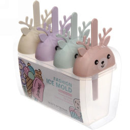 Цена за 2 шт. Форма для приготовления мороженого "Олененок" 4шт
