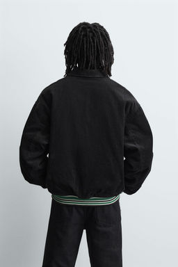 CORDUROY JACKET WITH EMBROIDERED PATCHES - Zara фото 3