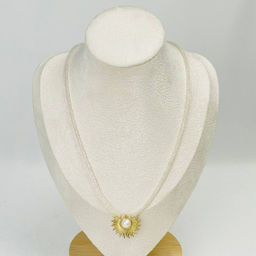 Колье из Горного Хрусталя и Жемчуга