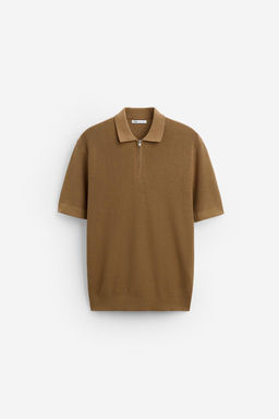 PURL KNIT POLO SHIRT - Zara фото 42