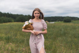 Платье Джуана (розовый) - Nadi bordo фото 6