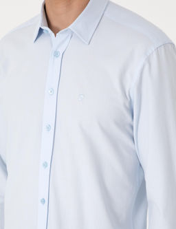 A__k Mavi Slim Fit Uzun Kollu G_mlek - Pierre cardin фото 7