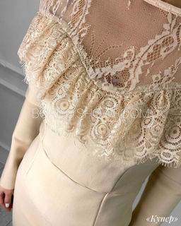 Платье Купер (бежевый) - Nadi bordo фото 9