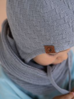 Шапка весенняя/осенняя вязаная (Св.серый) КОДИ - Jumbi фото 3