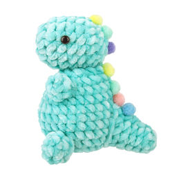 Набор для вязания Miadolla AMG-MN-0139 Динозаврик (велюр)  фото 4