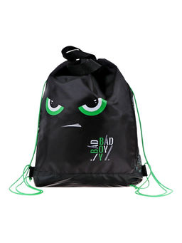 Мешок для обуви deVENTE на шнурке, с принтом, размер 43×1×38 см, чёрный