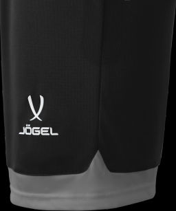 Шорты игровые JOGEL DIVISION PerFormDRY Union Shorts, черный/темно-серый/белый  фото 3