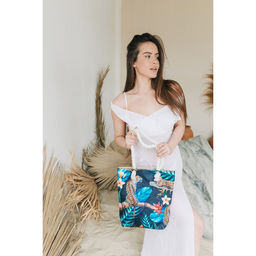 Сумка пляжная на молнии, цвет чёрный - Nazamok фото 9