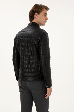Erkek Siyah Deri Ceket - U.s. polo assn фото 5