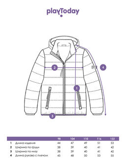 PlayToday / Куртка демисезонная для девочки
