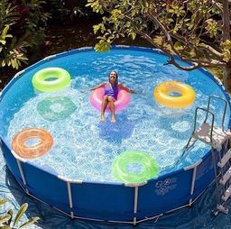 -25% Бассейн Metal Frame 457х122 см (фильтр-насос 3,8 м3/ч, лестница, подстилка, тент), INTEX  фото 4