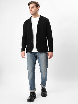 Кардиган мужской GREG G136-KF-черный 340  фото 2