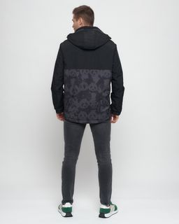 Куртка-анорак спортивная мужская цвета хаки 88629Kh - Wonderrman фото 5