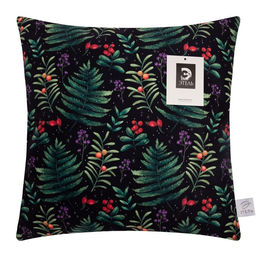 Наволочка декоративная «Этель. Папоротник», 40×40 см, велюр