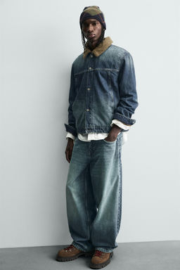 DOUBLE-FACED DENIM JACKET - Zara фото 7