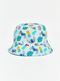 Stitch Bask?l? Erkek ?ocuk ?apka Seti 2li