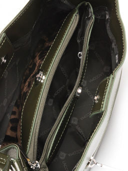 LACCOMA сумка Y2316-3-зеленый натуральная кожа полиэстер  фото 7