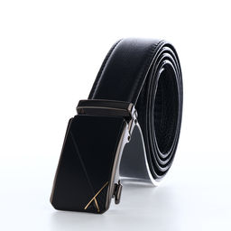 Ремень мужской, ширина 3.6 см, длина 120 см, пряжка автомат, чёрный