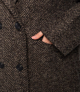 Полупальто #КТ1813 (5), коричневый - Dommod фото 5