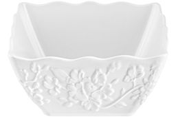 Салатник 1,1 л 16,5*16,5*8 см Цветущая сакура квадрат глубокий, фарфор - Elan gallery фото 4