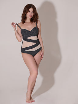 Купальник монокини больших размеров - Almond фото 3