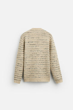 SWEATER WITH IRREGULAR STRIPES - Zara фото 7