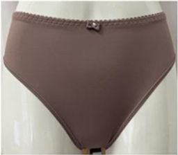 Трусы Misstyle слип дымчато-розовый микрофибра с кружевом  фото 6