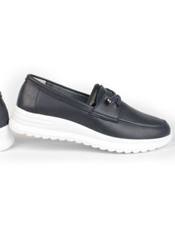 03-ZL-8861-1 NAVY Полуботинки женские (натуральная кожа)