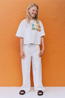 NEON SLOGAN T-SHIRT - Zara фото 5