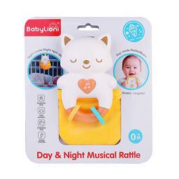 Игрушка развивающая "Погремушка Киса" на листе