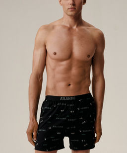 ATLANTIC 2MBX-084 Трусы боксеры Gym - набор 2 шт. черный + светлый хаки фото 2