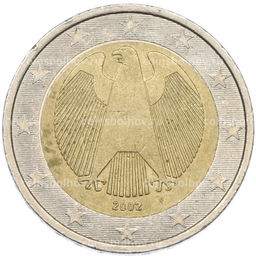 Монета 2 евро 2002 года F Германия