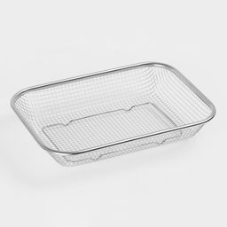 Сито-корзинка Доляна, 30×22 см, 201 нержавеющая сталь, серебристое