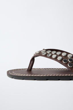 SANDALIA TACHAS / Marr?n - Zara фото 6