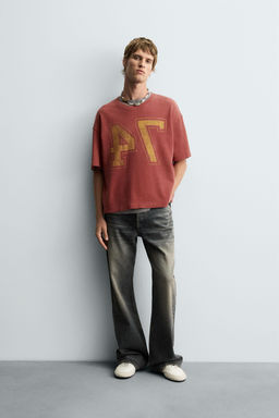 VARSITY OPEN WEAVE T-SHIRT