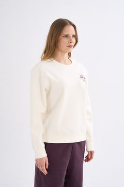 Свитшот Серо-белый ANTA SPORTS CLUB Sweatshirt фото 3