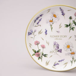 ТАРЕЛКА ЗАКУСОЧНАЯ AGNESS FLOWER STORY 21*2,5 СМ  фото 3