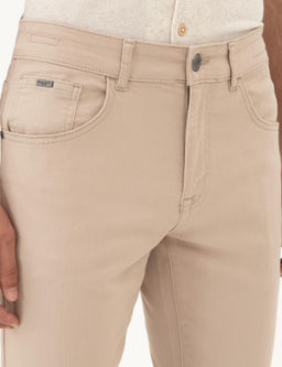 Bej Slim Fit Jean Pantolon