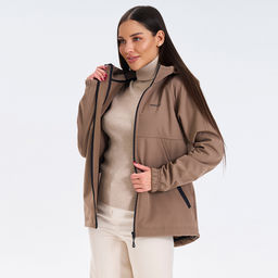 RODOS Ветровка softshell женская демисезон М-312 Какао