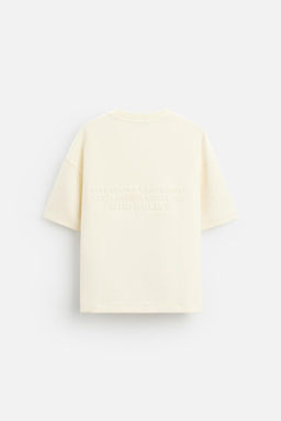 EMBOSSED PRINT T-SHIRT - Zara фото 8