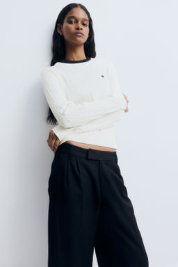 Jersey en punto trenzado - H&m фото 7
