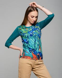 авторский лонгслив Футер 2-х нитка - Elena sorti фото 3