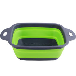 31490-1 Дуршлаг силикон с ручками, ЗЕЛЕН.MB (х60) - Mayer&boch фото 2