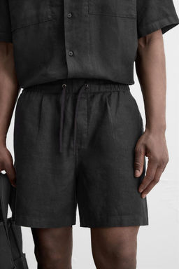 100% LINEN BERMUDA SHORTS - Zara фото 5