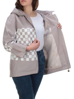 F8605 BEIGE Ветровка женская MARIA - Фабричный китай фото 6