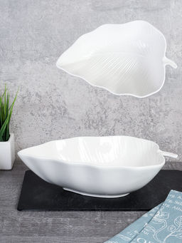 Салатник лист 25,7х17,3 см / A12-29 /уп 14/