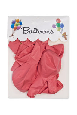 Шарики воздушные 12 дюймов (12 шт) SF-7835, светло-красный - Больше подарков фото 2