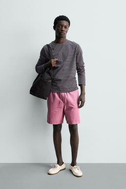 CAMISETA JACQUARD RAYAS / Marino